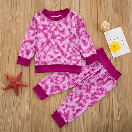 BadyminCSL Newborn Infant Baby Boys Girls Long Sleeve Tie Dyed Tops Pants Outfits Set
BadyminCSL Newborn Infant Baby Boys Girls Long Sleeve Tie Dyed Tops Pants Outfits Set