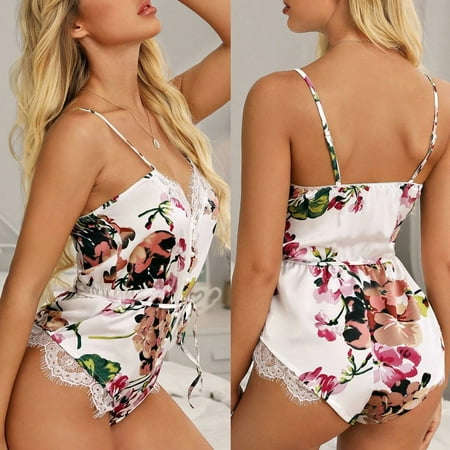 ELFINDEA Bodysuit Jumpsuit Lace Lingerie Silk Underwear Sleepwear Underwear Pajamas Satin
ELFINDEA Bodysuit Jumpsuit Lace Lingerie Silk Underwear Sleepwear Underwear Pajamas Satin