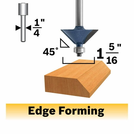 Bosch 1 5/16 X 45° Carbide Tipped Chamfer Router Bit
