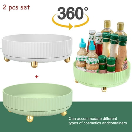 2 Pack Lazy Susan Cabinet Organizer Plastic Rotating Round Lazy Susan Turntable for Pantry Countertop 8.6 Inch
2 Pack Lazy Susan Cabinet Organizer Plastic Rotating Round Lazy Susan Turntable for Pantry Countertop 8.6 Inch