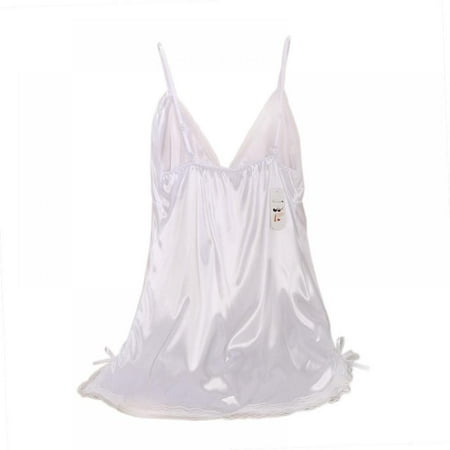 Women Lingerie V Neck Nightwear Satin Sleepwear Chemise Mini Teddy Nightgown Sleepwear One Size
Women Lingerie V Neck Nightwear Satin Sleepwear Chemise Mini Teddy Nightgown Sleepwear One Size