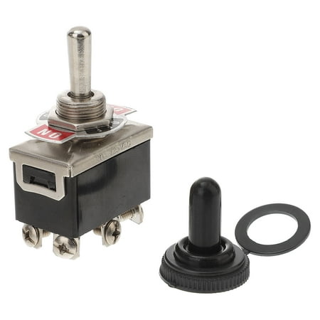 203A Heavy Duty Toggle Switch Flick ON/OFF/ON Car Dash 12V DPDT with Waterproof A0077
203A Heavy Duty Toggle Switch Flick ON/OFF/ON Car Dash 12V DPDT with Waterproof A0077