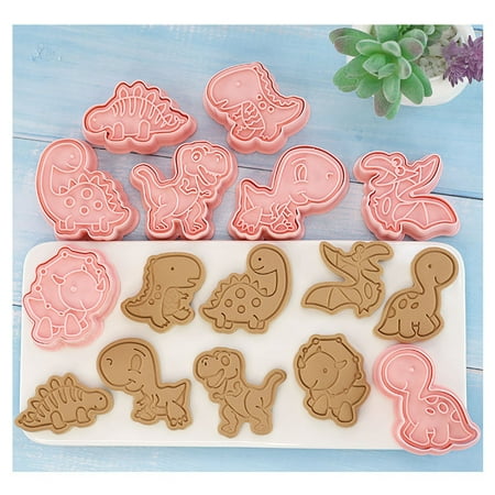 Tepsmf Kitchen Gadgets 8-Piece Set Of Dinosaur Cartoon Cookie Mold Diy Household 3D Three-Dimensional Pressing Flip Icing Cookie Baking Tool
Tepsmf Kitchen Gadgets 8-Piece Set Of Dinosaur Cartoon Cookie Mold Diy Household 3D Three-Dimensional Pressing Flip Icing Cookie Baking Tool