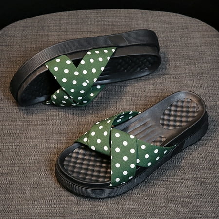 Women‘s Bow Decor Platform Slides Sandals Polka Dot Print Slippers Women‘s Footwear
Women‘s Bow Decor Platform Slides Sandals Polka Dot Print Slippers Women‘s Footwear
