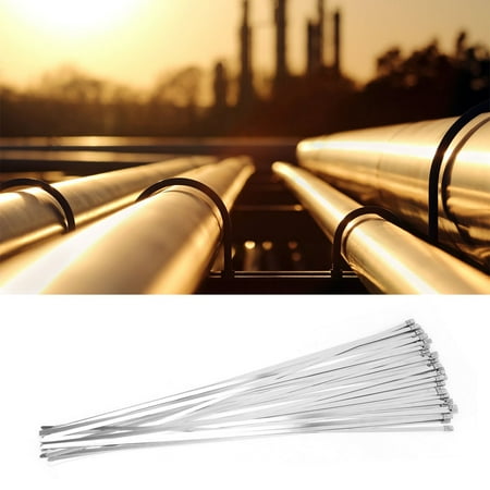 Metal Wrap Tie Self-Locking Cold Resistance Practical Anti-Oxidation For Pipeline 100pcs Wrapping 4.6x450mm
Metal Wrap Tie Self-Locking Cold Resistance Practical Anti-Oxidation For Pipeline 100pcs Wrapping 4.6x450mm