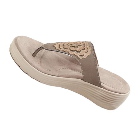 Sandals Slippers Summer Thick-Soled Flowers Wedge Heels Heighten Shoes Comfortable Shoes
Sandals Slippers Summer Thick-Soled Flowers Wedge Heels Heighten Shoes Comfortable Shoes