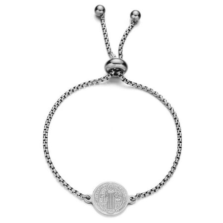Taehoxa European and American fashion simple hundred tower temperament stainless steel retractable bracelet rope cross pendant exquisite bracelet
Taehoxa European and American fashion simple hundred tower temperament stainless steel retractable bracelet rope cross pendant exquisite bracelet