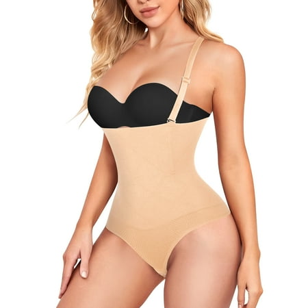 Molutan Waist Trainer Shapewear for Women Thong Bodysuit Seamless Tummy Control Panty Faja Open Bust Body Shaper
Molutan Waist Trainer Shapewear for Women Thong Bodysuit Seamless Tummy Control Panty Faja Open Bust Body Shaper