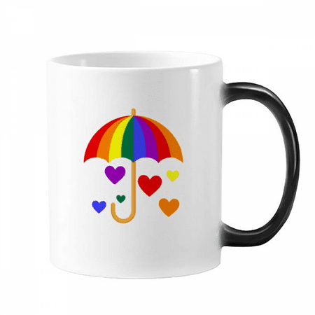Rainbow Umbrella Love Tolerance Mug Changing Color Cup Morphing Heat Sensitive 12oz
Rainbow Umbrella Love Tolerance Mug Changing Color Cup Morphing Heat Sensitive 12oz