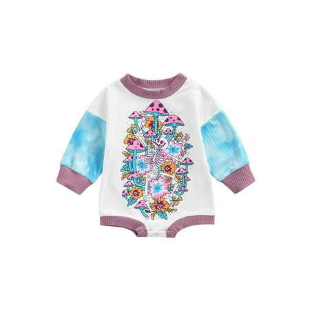 Frobukio Baby Boys Girls Casual Romper Tops Color Contrast Long Sleeve Cartoon Mushroom Printed Bodysuit Purple 0-3 Months
Frobukio Baby Boys Girls Casual Romper Tops Color Contrast Long Sleeve Cartoon Mushroom Printed Bodysuit Purple 0-3 Months