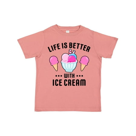 Inktastic Life is Better with Ice Cream with Bowl and Two Cones Gift Toddler Boy or Toddler Girl T-Shirt
Inktastic Life is Better with Ice Cream with Bowl and Two Cones Gift Toddler Boy or Toddler Girl T-Shirt