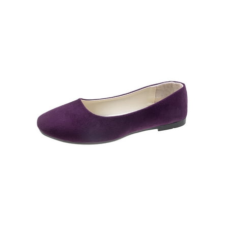 Rotosw Women Casual Shoes Square Toe Flats Slip On Walking Shoe Soft Sole Comfort Ballet Flat Ballets Fashion Moccasins Dark Purple 8.5
Rotosw Women Casual Shoes Square Toe Flats Slip On Walking Shoe Soft Sole Comfort Ballet Flat Ballets Fashion Moccasins Dark Purple 8.5
