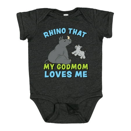 Inktastic Cute Rhinos-Rhino That My Godmom Loves Me Gift Baby Boy or Baby Girl Bodysuit
Inktastic Cute Rhinos-Rhino That My Godmom Loves Me Gift Baby Boy or Baby Girl Bodysuit