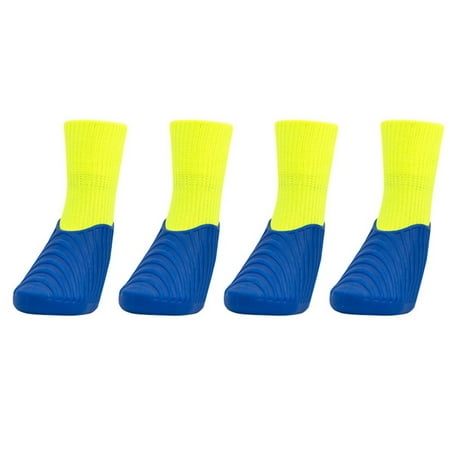 Pet Knitted Boots Waterproof Antislip Silicone Sole Paws Protector 4pcs for Small Medium Dogs and Cats
Pet Knitted Boots Waterproof Antislip Silicone Sole Paws Protector 4pcs for Small Medium Dogs and Cats
