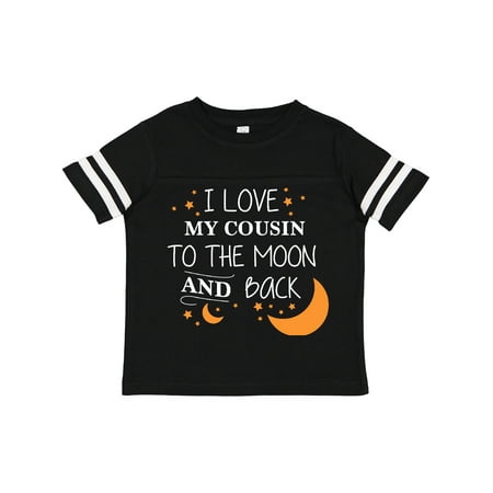 Inktastic I Love My Cousin to the Moon and Back Gift Toddler Boy or Toddler Girl T-Shirt
Inktastic I Love My Cousin to the Moon and Back Gift Toddler Boy or Toddler Girl T-Shirt