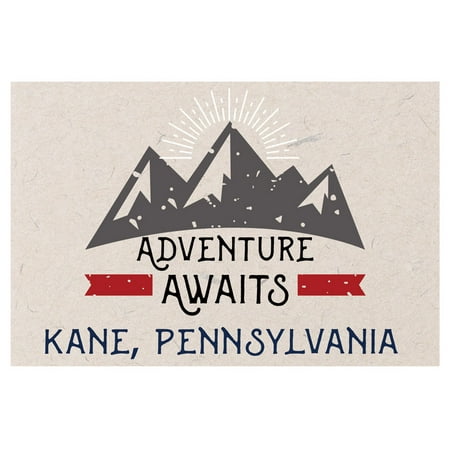 Kane Pennsylvania Souvenir 2x3 Inch Fridge Magnet Adventure Awaits Design