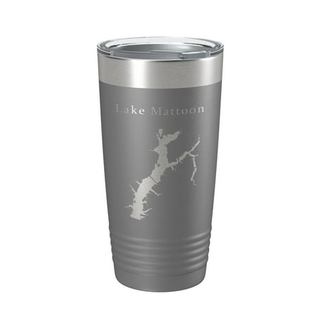 Lake Mattoon Map Tumbler Travel Mug Insulated Laser Engraved Coffee Cup Illinois 20 oz Dark Gray
Lake Mattoon Map Tumbler Travel Mug Insulated Laser Engraved Coffee Cup Illinois 20 oz Dark Gray