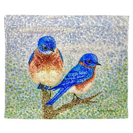 24 x 30 in. Two Blue Birds Outdoor Wall Hanging