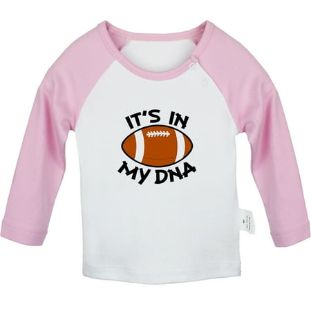 Football It s In My DNA Funny T shirt For Baby Newborn Babies T-shirts Infant Tops 0-24M Kids Graphic Tees Clothing (Long Pink Raglan T-shirt 6-12 Months)
Football It s In My DNA Funny T shirt For Baby Newborn Babies T-shirts Infant Tops 0-24M Kids Graphic Tees Clothing (Long Pink Raglan T-shirt 6-12 Months)