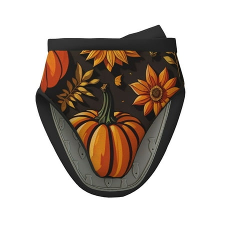 Pofeuu Autumn Pumpkin Leaves Print Thickened Mini Silicone Oven Mitts Heat Resistant Rubber Oven Mitt Gloves Finger Pinch Grips Pot Holder Silicone Potholder
Pofeuu Autumn Pumpkin Leaves Print Thickened Mini Silicone Oven Mitts Heat Resistant Rubber Oven Mitt Gloves Finger Pinch Grips Pot Holder Silicone Potholder