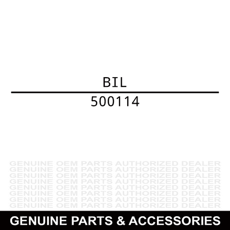 Billy Goat 500114 Bolt Shoulder 1/2 X 1