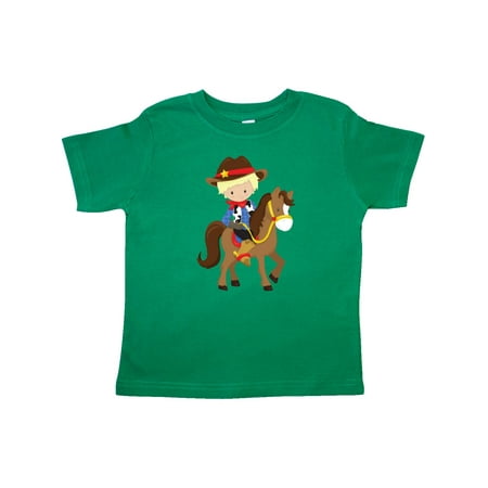 Inktastic Little Cowboy Cowboy On Brown Horse Blond Hair Gift Toddler Boy Girl T-Shirt
Inktastic Little Cowboy Cowboy On Brown Horse Blond Hair Gift Toddler Boy Girl T-Shirt