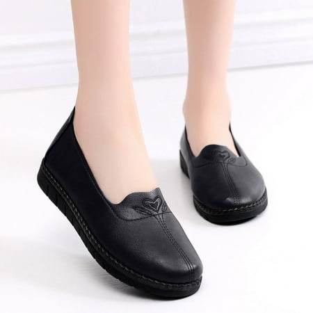 Cathalem Fashion Four Seasons Women Casual Shoes Flat Bottom Thick Soles Soft And Comfortable Solid Bass Shoes for Women Casual Black 6.5
Cathalem Fashion Four Seasons Women Casual Shoes Flat Bottom Thick Soles Soft And Comfortable Solid Bass Shoes for Women Casual Black 6.5