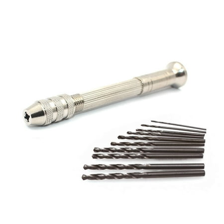 Twist Drill Bits Woodworking DIY Drilling Bit with Handle Accessories Alloy Carpentry Replacement Rotary Hand Tools Wood with 0.8-3.0mm Bits
Twist Drill Bits Woodworking DIY Drilling Bit with Handle Accessories Alloy Carpentry Replacement Rotary Hand Tools Wood with 0.8-3.0mm Bits