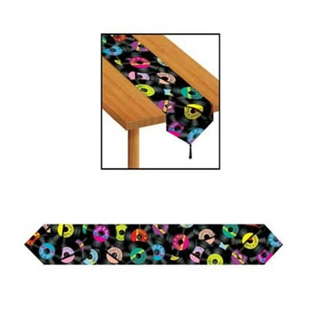 Printed Rock and Roll Table Runner - Pack of 12
