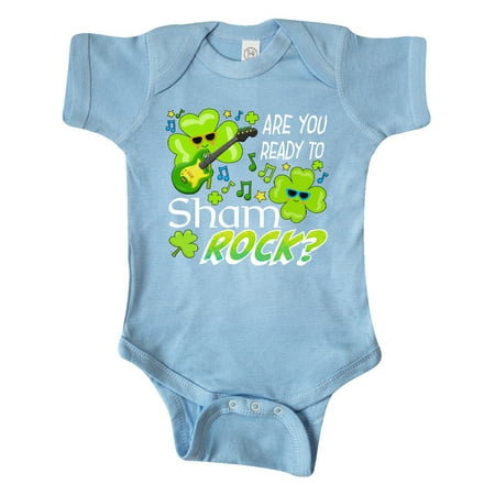 Inktastic Are You Ready to ShamROCK- Fun St. Patrick s Day Gift Baby Boy or Baby Girl Bodysuit
Inktastic Are You Ready to ShamROCK- Fun St. Patrick s Day Gift Baby Boy or Baby Girl Bodysuit