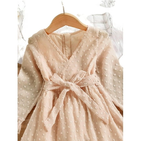 Casual Plain V neck A Line Long Sleeve Apricot Toddler Girls Dresses (Girl s)
Casual Plain V neck A Line Long Sleeve Apricot Toddler Girls Dresses (Girl s)