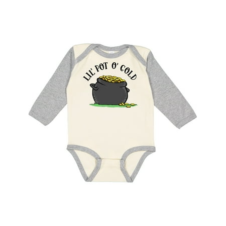 Inktastic St. Patrick s Day Lil Pot of Gold Gift Baby Boy or Baby Girl Long Sleeve Bodysuit
Inktastic St. Patrick s Day Lil Pot of Gold Gift Baby Boy or Baby Girl Long Sleeve Bodysuit
