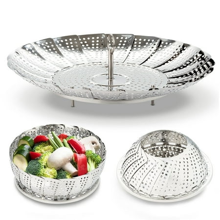 Steamer Basket Vegetable Steamer For Cooking Insert Pot Steamer Basket Veggie Food Steamer Stainless Steel Steaming Basket Folding Expandable & Adjustable Fits Any Size Pan
Steamer Basket Vegetable Steamer For Cooking Insert Pot Steamer Basket Veggie Food Steamer Stainless Steel Steaming Basket Folding Expandable & Adjustable Fits Any Size Pan