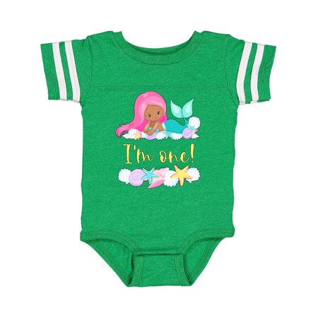 Inktastic I m 1 Mermaid with Pink Hair and Shells Gift Baby Boy or Baby Girl Bodysuit
Inktastic I m 1 Mermaid with Pink Hair and Shells Gift Baby Boy or Baby Girl Bodysuit