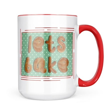 Neonblond Lets Bake Pastry Bread Mug gift for Coffee Tea lovers