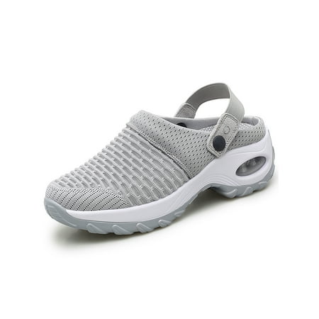 SIMANLAN Mules Shoes for Women Slip on Mules Sneakers Closed Toe Mesh Sandals Breathable Clogs Mules Wedge Platform Shoes Gray 8
SIMANLAN Mules Shoes for Women Slip on Mules Sneakers Closed Toe Mesh Sandals Breathable Clogs Mules Wedge Platform Shoes Gray 8