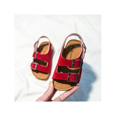 Fangasis Child Flats Magic Tape Summer Sandal Open Toe Sandals Girls Casual Shoe Beachside Breathable Beach Walking Red 6.5C
Fangasis Child Flats Magic Tape Summer Sandal Open Toe Sandals Girls Casual Shoe Beachside Breathable Beach Walking Red 6.5C