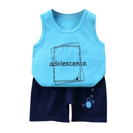 Toddler Baby Boys Girls Outfits Cotton Sleeveless Vest Shorts Cartoon Print Sets Cute Summer Casual Suit
Toddler Baby Boys Girls Outfits Cotton Sleeveless Vest Shorts Cartoon Print Sets Cute Summer Casual Suit