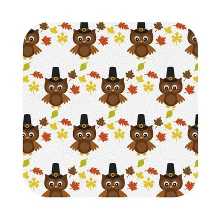 Gaeub Colorful maple leaf owl Print 6 Pcs Leather Coasters for Drinks Drink Coasters Sets Drink Table Cup Coasters for Living Room Kitchen Coffee Decor Square
Gaeub Colorful maple leaf owl Print 6 Pcs Leather Coasters for Drinks Drink Coasters Sets Drink Table Cup Coasters for Living Room Kitchen Coffee Decor Square