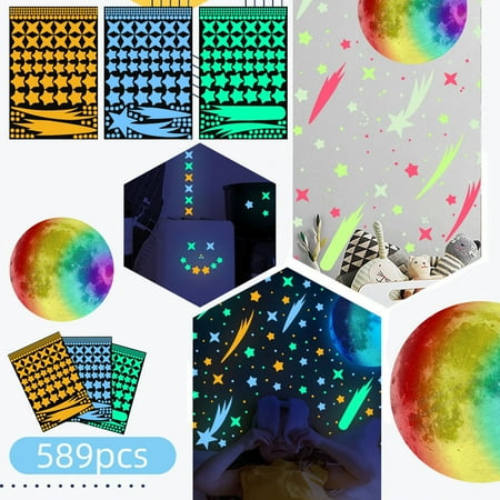 〖Jisuan〗Home Decoration Colorful Glowing Wall Sticker Kids Room Bedroom Ceiling Art Decal Home Decor Glow In The Dark Sticker
〖Jisuan〗Home Decoration Colorful Glowing Wall Sticker Kids Room Bedroom Ceiling Art Decal Home Decor Glow In The Dark Sticker