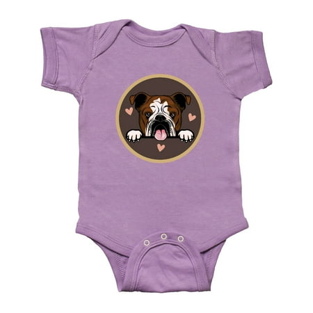 Inktastic English Bulldog Gift for Dog Lover Gift Baby Girl Bodysuit