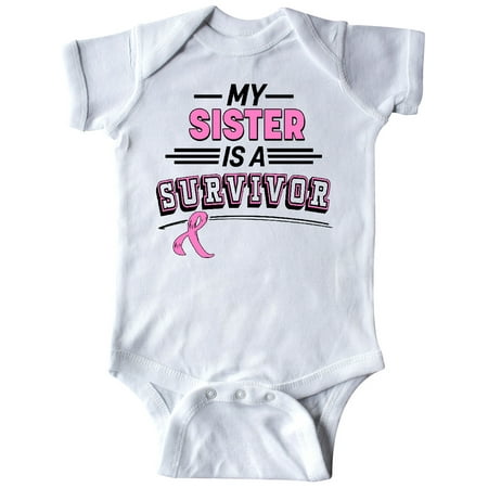 Inktastic My Sister is a Survivor Breast Cancer Awareness Gift Baby Boy or Baby Girl Bodysuit
Inktastic My Sister is a Survivor Breast Cancer Awareness Gift Baby Boy or Baby Girl Bodysuit