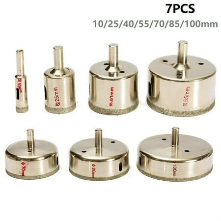 BCLONG 7PCS 10-100mm Large Diamond Hole Saw Tile Ceramic Glass Porcelain Drill Bit Set
BCLONG 7PCS 10-100mm Large Diamond Hole Saw Tile Ceramic Glass Porcelain Drill Bit Set