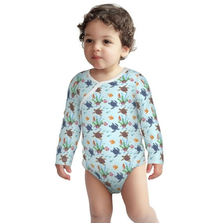 Fotbe Turtle Pattern Unisex-baby Long-sleeve Bodysuit Long Sleeve Bodysuits One-piece 100% Organic Cotton for Infant Baby Boys Unisex-2 Years
Fotbe Turtle Pattern Unisex-baby Long-sleeve Bodysuit Long Sleeve Bodysuits One-piece 100% Organic Cotton for Infant Baby Boys Unisex-2 Years
