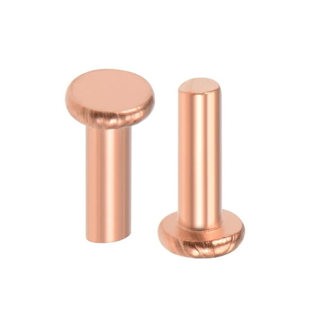 Uxcell 3/32 x 5/16 Flat Head Solid Rivets Fasteners Copper 100 Pcs
Uxcell 3/32 x 5/16 Flat Head Solid Rivets Fasteners Copper 100 Pcs