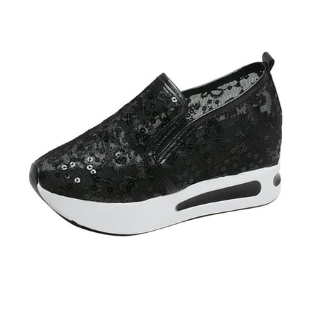 Vuygyu Ladies Fashion Breathable Mmesh Sequin Decoration Thick Soled Casual Sports Rocking Shoes Business Casual Shoes for Women Summer Shoes for Women Wedges Women Comfortable Shoes Casual Sandals
Vuygyu Ladies Fashion Breathable Mmesh Sequin Decoration Thick Soled Casual Sports Rocking Shoes Business Casual Shoes for Women Summer Shoes for Women Wedges Women Comfortable Shoes Casual Sandals