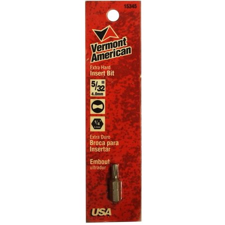 Vermont American 15345 - Extra-Hard 1/4 Shank 5/32 Clutch 1 Insert Bit Socket Wrenches
Vermont American 15345 - Extra-Hard 1/4 Shank 5/32 Clutch 1 Insert Bit Socket Wrenches