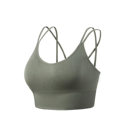 LWZWM Bralettes for Women Spaghetti Strap Bra Quick Dry Shockproof Running Fitness Bra All Day Wear Bra Yoga Bra Green L
LWZWM Bralettes for Women Spaghetti Strap Bra Quick Dry Shockproof Running Fitness Bra All Day Wear Bra Yoga Bra Green L