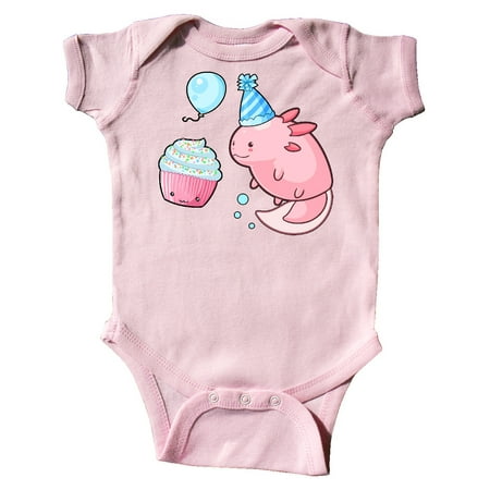 Inktastic Cute Axolotl Birthday with Cupcake Gift Baby Boy or Baby Girl Bodysuit 
Inktastic Cute Axolotl Birthday with Cupcake Gift Baby Boy or Baby Girl Bodysuit