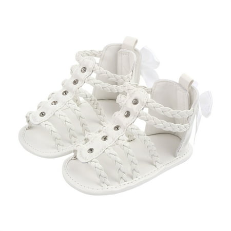 Gureui Kids Baby Girls Summer Sandals Anti-Slip PU Leather Hollow Out Flat Shoes with Back Bow
Gureui Kids Baby Girls Summer Sandals Anti-Slip PU Leather Hollow Out Flat Shoes with Back Bow